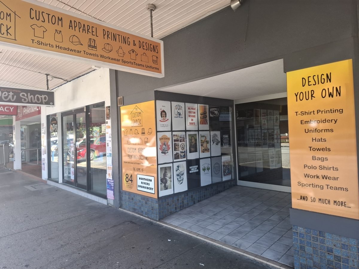 The Custom Shack Murwillumbah - custom t-shirt store in Murwillumbah